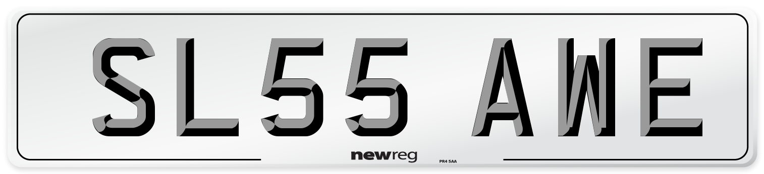SL55 AWE Number Plate from New Reg